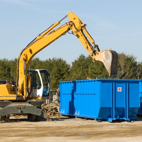 what happens if the residential dumpster is damaged or stolen during rental in Russellville